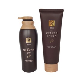 Aritaum Ryo Pharmacist Premium Hair Loss Symptom Relief 2 Types (Shampoo x Hair Pack) / 려 약령원 프리미엄 탈모증상완화2종(샴푸x모발팩)
