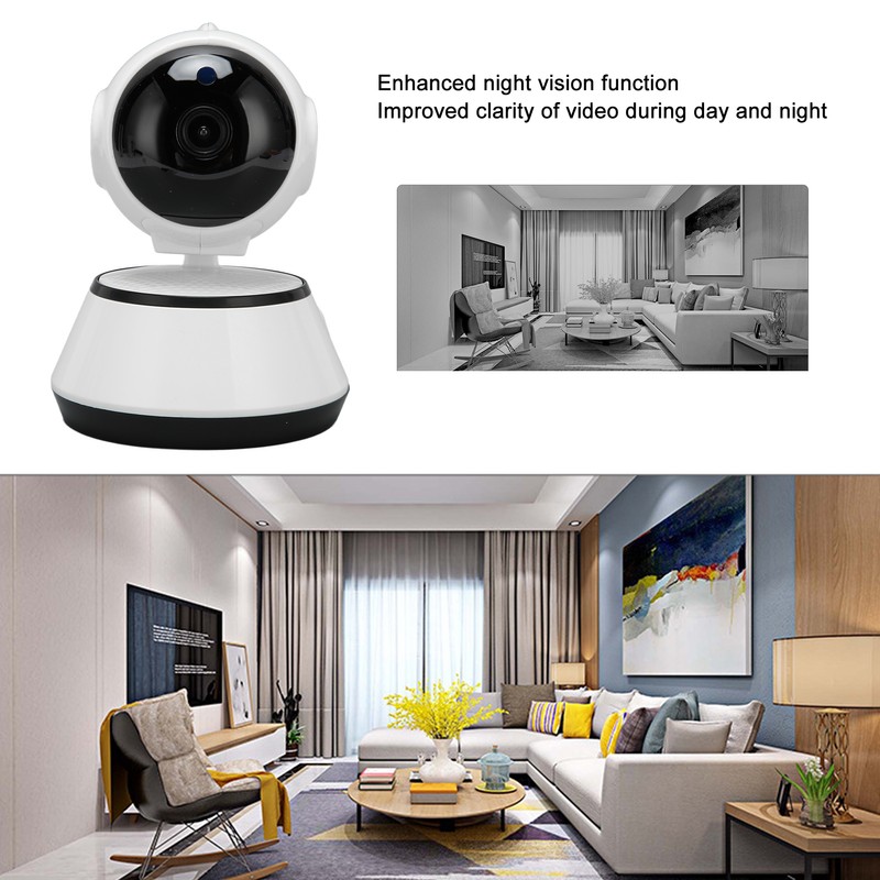 Indoor Security Camera APP Viewing Night Vision 2.4GHz WiFi Continuous