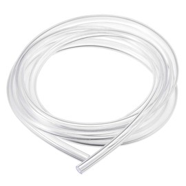 uxcell PVC Hose Tube, 4mm(0.15") ID x 6mm(0.23") OD 1.5m/4.9ft Clear Vinyl Tubing, Plastic Flexible Water Pipe