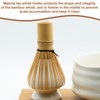sourcing map Ceramic Chasen Stand 70mm Matcha Whisk Holder Teas