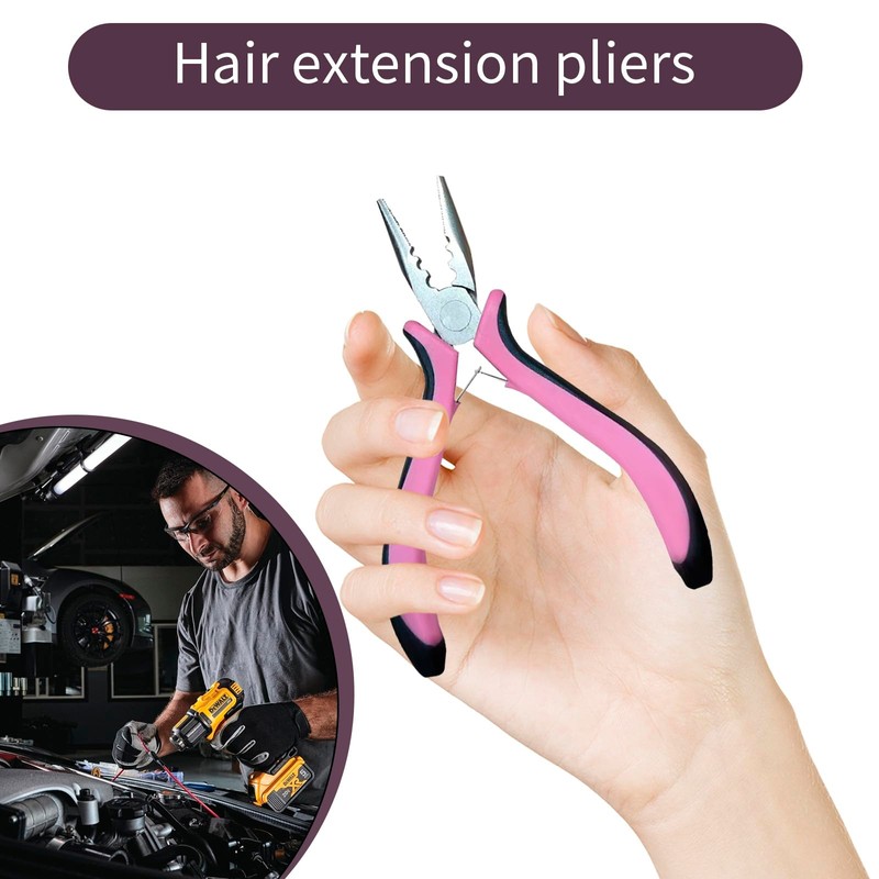 Hair Extension Pliers for Professional Use, Mini Pliers Precision Tool