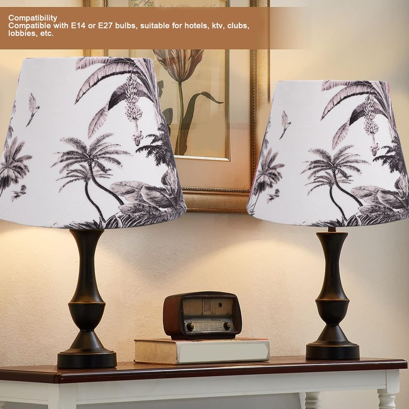 Lampshade Modern Simple Velvet Exquisite Conical Decorative Lampshade for E27