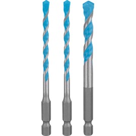 Bosch Professional 3 x Expert HEX-9 MultiConstruction Drill Bit Set (for Concrete, Diameter 5-8 mm, Hammer Drill Accessories)