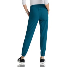 BARCO Grey's Anatomy Spandex Stretch Direct - Dash Scrub Jogger for Women Medium Tall Bahama