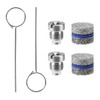 2 Sets 1.1 mm Foam Cannon Orifice Kit, Universal 0.04in