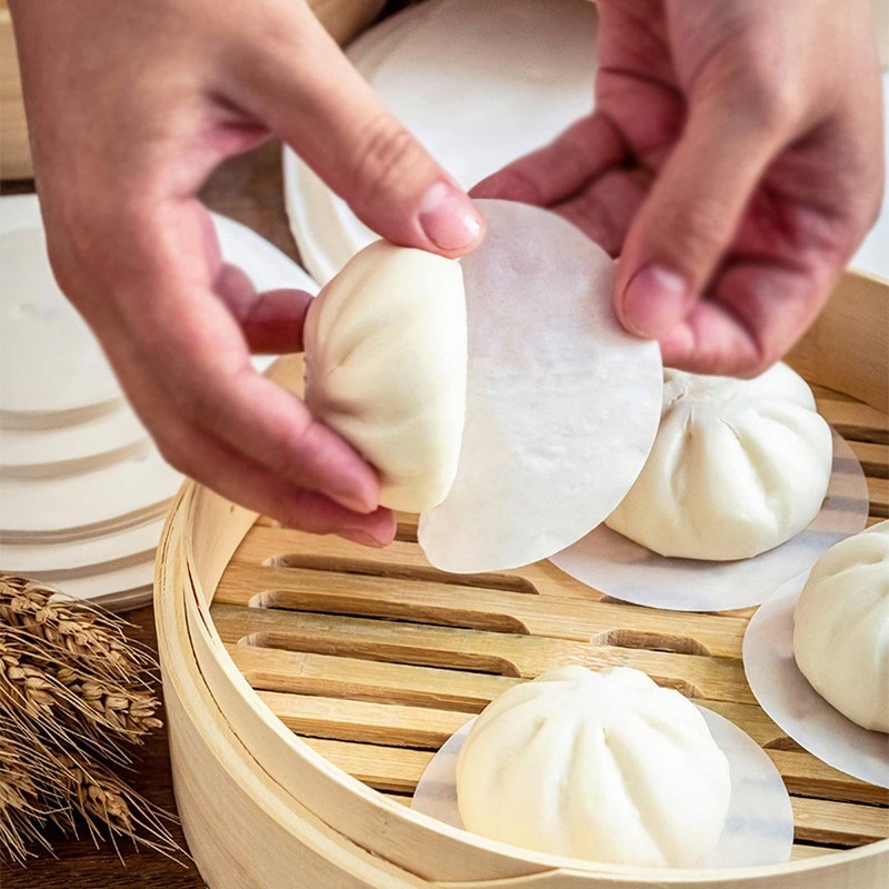 Burger Paper Round Parchment Paper 13 cm Non-Stick Paper for