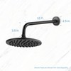 OFFO Shower Arm with Flange, 12 in Oil Rubbed Bronze