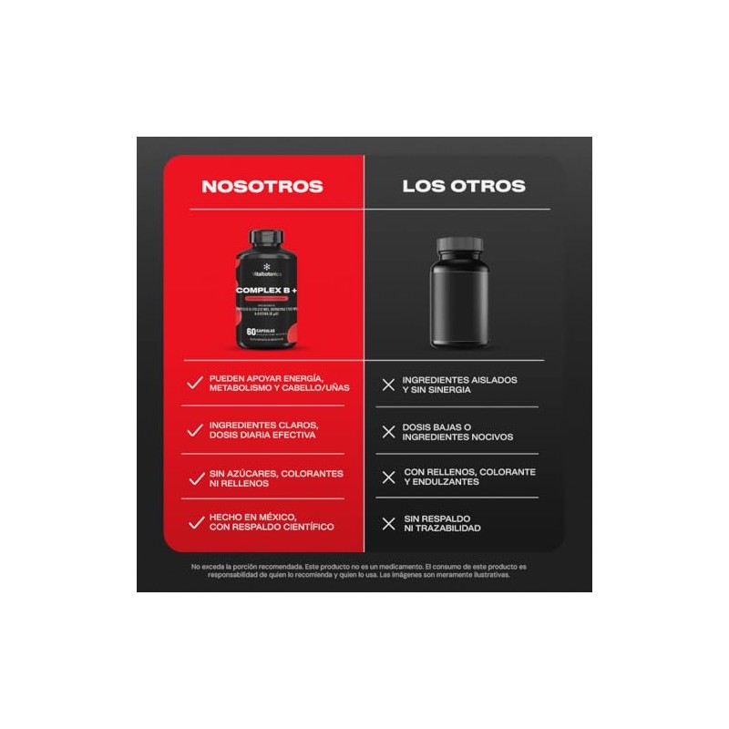 Complejo B Completo, Biotina, ArandanoVITAL BOTANICS