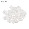 PATIKIL 0.7x0.8" Cord Locks, 30 Pack Double Hole Spring End