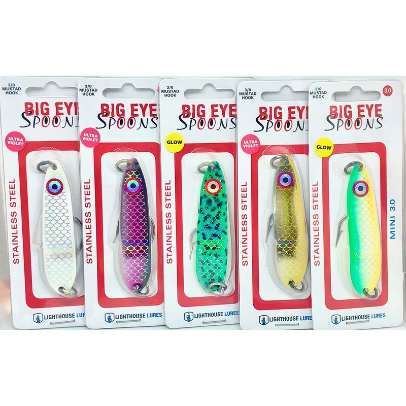 Lighthouse Lures Big Eye Spoons 3" (Georgia Tyee)