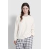 JAJU [JAJU] Women's Microfiber Pajama T-Shirt_Ivory