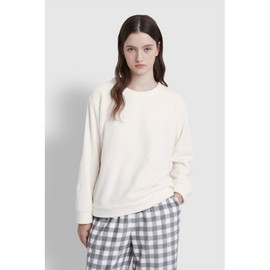 JAJU [JAJU] Women's Microfiber Pajama T-Shirt_Ivory