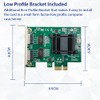 IO CREST Tarjeta de Red Gigabit Ethernet PCI-e x1 de