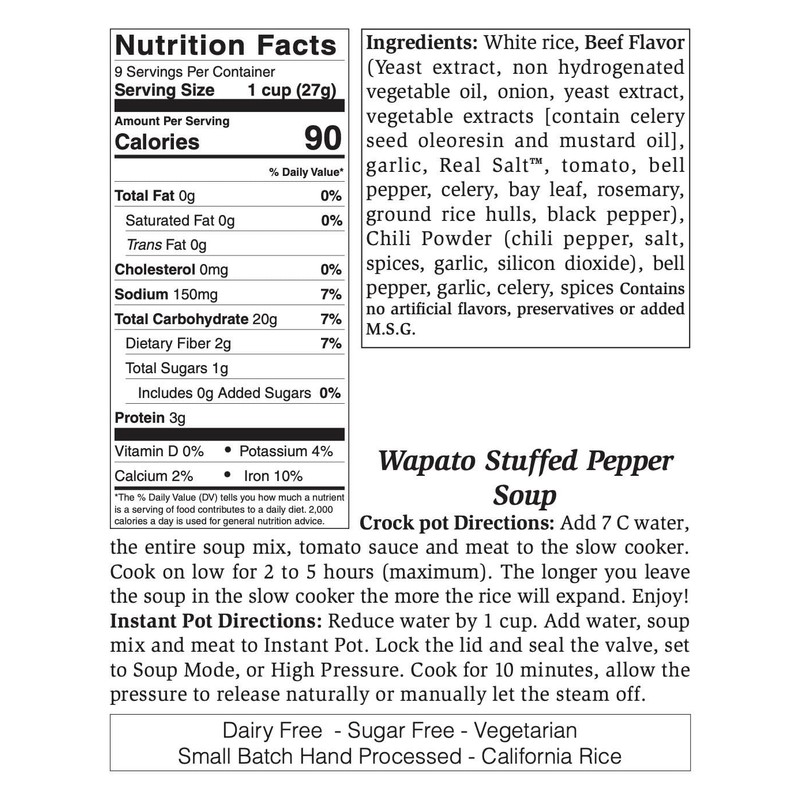 Rill Foods Wapato Stuffed Pepper Soup Mix - Large, 8