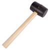 1x 16oz Rubber Mallet with Wooden Handle - Home Nail