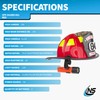 Nightstick Flashlights XPP-5418RX-K01, Multi-Angle Mount, Red