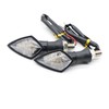 SFONIA 4pcs Motorcycle Indicator Light 12V 10LED Indicator Lights Motorcycle