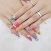 ⭐️ Flashstone handmade nail tips ✨ - Long nose pin