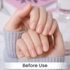 French Tip False Nails with Glue 24 Pcs Soft Gel