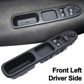 KAOLALI 6554.QC Power Master Window Regulator 207, Electric Control Switch Left Front Switch Window Regulator Compatible with Peugeot 207 CC Citroen C3