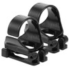 SUPVOX 2pcs Snorkel Keeper Tube Holder Clips, Black Plastic Diving
