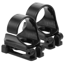 SUPVOX 2pcs Snorkel Keeper Tube Holder Clips, Black Plastic Diving Accessories for Securing Snorkeling Gear, Easy Installation and Reliable Fastening for Scuba Diving Safety
