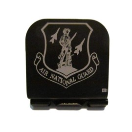 Air National Guard Logo Laser Etched Hat Clip Black