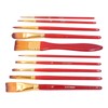 11Pcs Acrylic Paint Brushes Seamless Interface Strong Water Absorption Smoothly