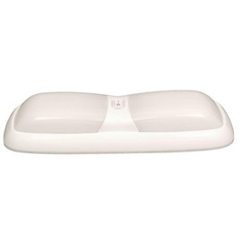 LASALLE BRIS Gustafson Lighting GSAM4002 Double 12V Dome Light with Optic Clear Lens