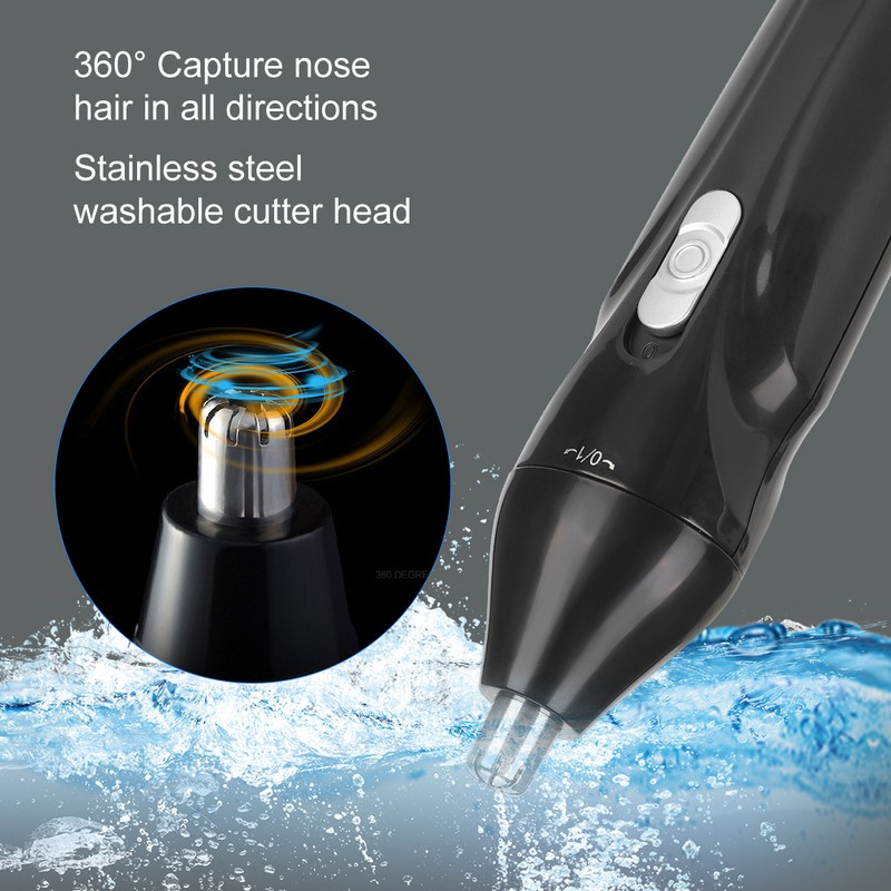 SPORTSMAN Men Electric Nose Hair Sideburns Beard Trimmer USB Hair