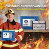 Voncabay Money Safe Box for Home with Sensor Light &