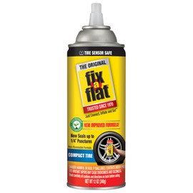 Fix-A-Flat S60410 Aerosol Tire Inflator with Eco-Friendly Formula, 12 oz. Cone Top