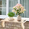 oyhqes Wooden Window Plant Shelf Stands, 22" Sill Extender for