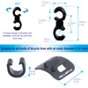 VANSIHO Bike Brake Cable Guide Kit: Precision 4 Sets Alloy