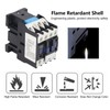 220V 18A AC Contactor Normally Open Electric Contactor Silver Alloy