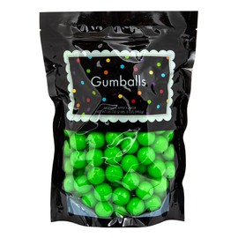Amusemints Gumballs - Kiwi Green | 2+ Pound Bag | 1 Inch Gumballs | Great for Machine Refill |