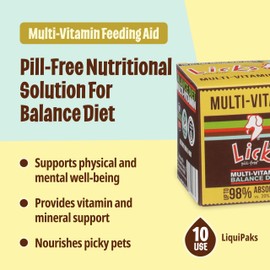 Licks Dog Multi-Vitamin Supplements - 10-use