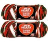Bulk Buy: Red Heart Super Saver (2-pack) (Mistletoe)
