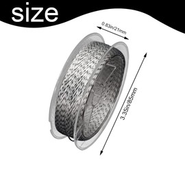 Fly Line Backing 8 Strands 20LB 50 Meters Fly Fishing Backing Line Wear Resistance Fly Fishing Line for Trout Bass and Most Freshwater Fish