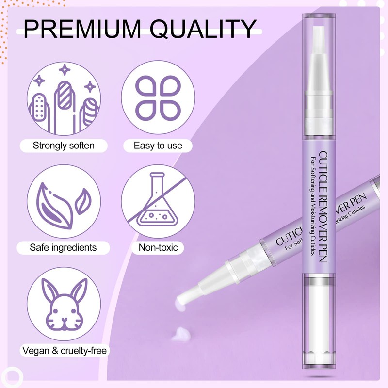Saviland Rustland Cuticle Remover Pen Set - Softens and Moisturizes
