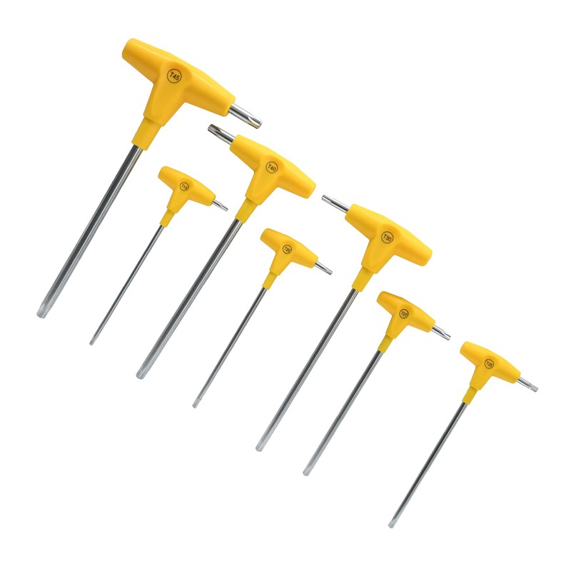 Dapetz ® 7PCS T Handle Allen Keys, Star Torx Key