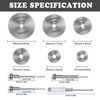 Pack of 10 Circular Saw Blades, Dremel Accessories, Cutting Discs,