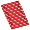 10 Pcs Aluminum Alloy Dual Holes Tent Line Stopper Cord