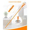 25 Inch Sink Snake Drain Clog Remover Tool,6 Pack Drain