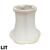 Royal Designs 5" Decorative Trim Scallop Bell Chandelier Lamp Shade,