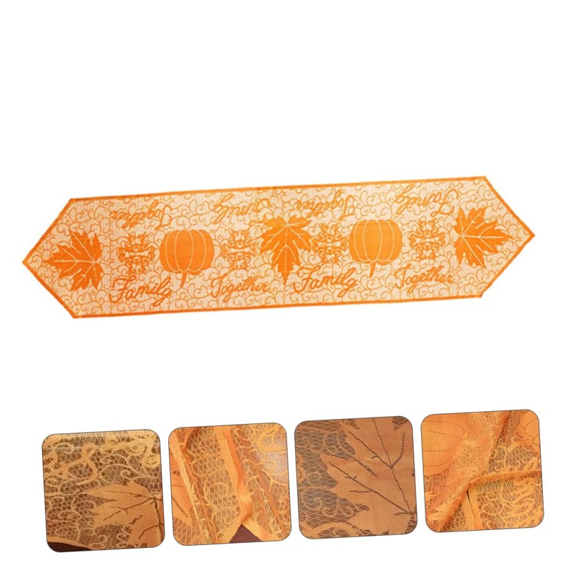 GRIRIW Thanksgiving Harvest Tablecloth Pumpkin Vine Design for Festive Dining