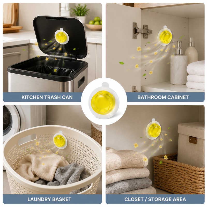 Trash Can Deodorizer Pods for Fresh Indoor Spaces – Long-Lasting