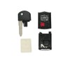 BROVACS Replacement Key Shell Compatible with MAZDA 4 Button Keyless