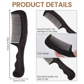 Dandruff Comb, Lice Comb, Hollow Tooth Head, Energy Massage, Hair Comb for Dandruff, Cleaning, Scalp Care, Beauty Combs, Washable Dandruff Comb for Healthier, Effective Removal of Dandruff Dirt
