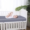 Crib Fitted Sheet Bamboo Viscose Crib Sheet 52"x28"+8" for Standard